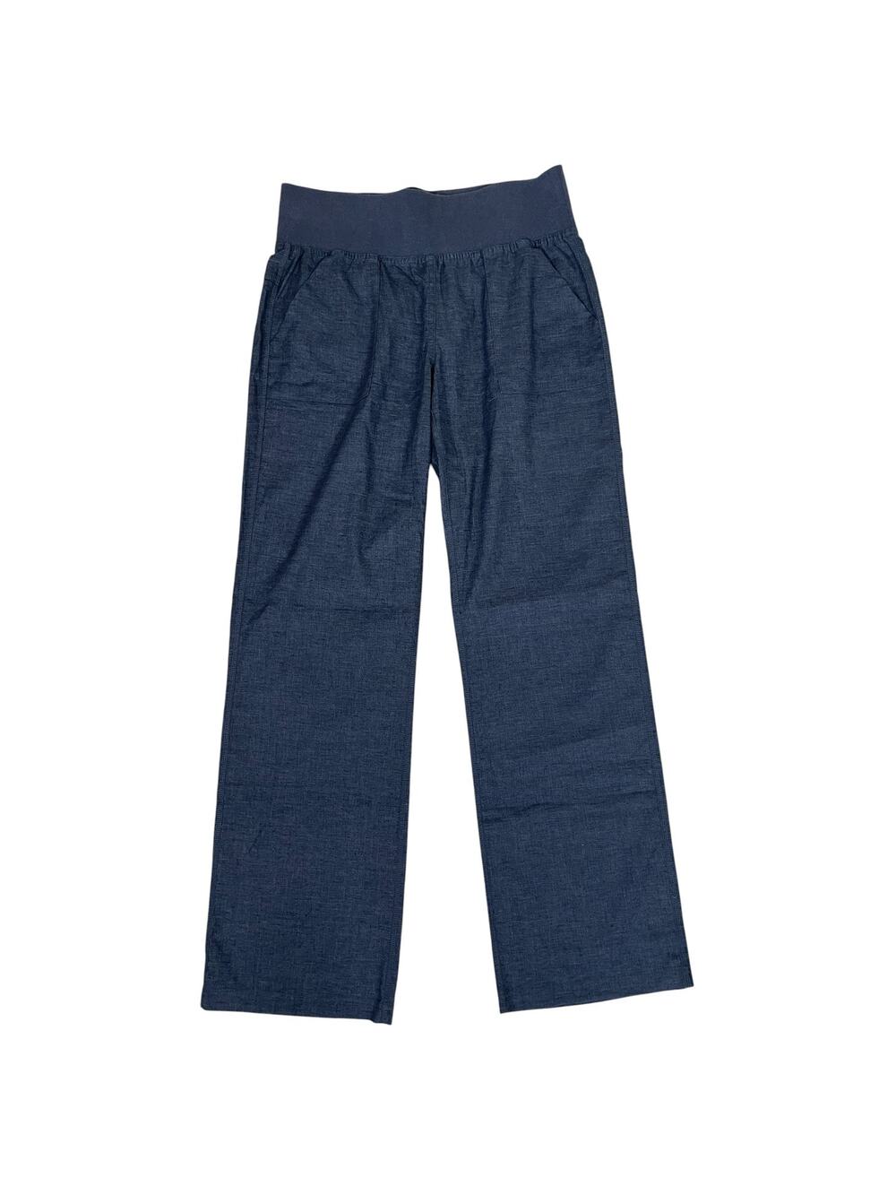 Prana Mantra Pant Wide Leg Pull On Hemp Blend Small Hiking Athleisure Yoga NWT